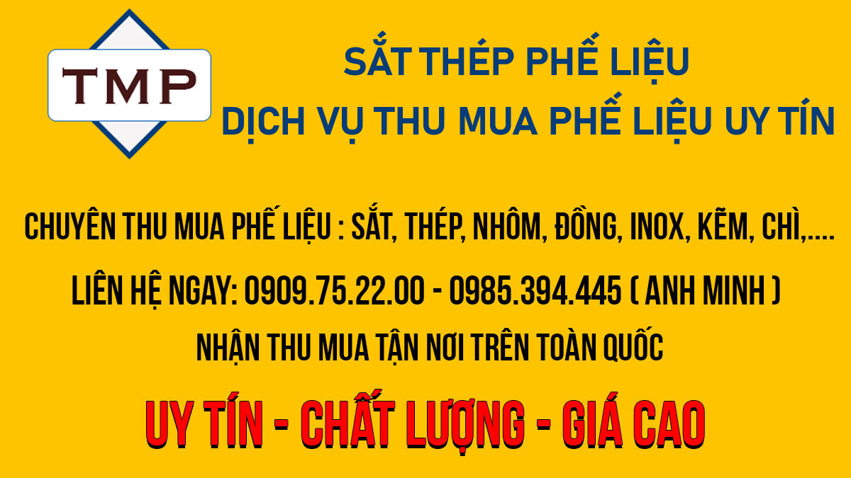 Phế liệu sắt thép - Đơn vị thu mua phế liệu uy tín hàng đầu